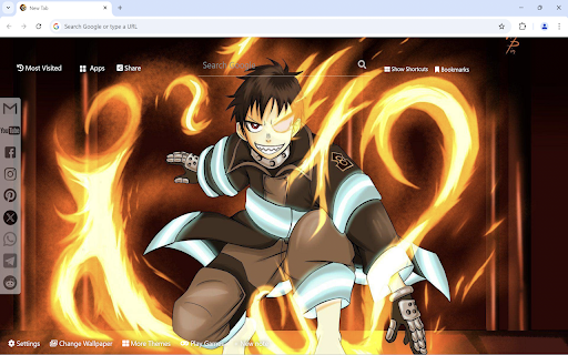 Fire Force Wallpaper  from Chrome web store to be run with OffiDocs Chromium online