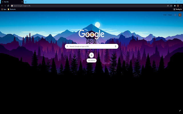 Firewatch Night Wallpaper Theme  from Chrome web store to be run with OffiDocs Chromium online