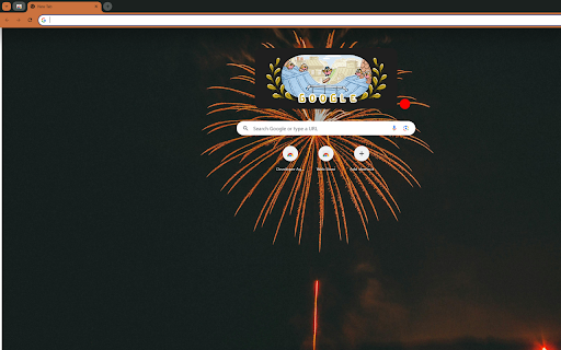 fireworks illuminating the night sky during New Years celebrations  from Chrome web store to be run with OffiDocs Chromium online