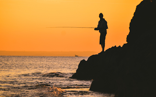 Fishing at sea  from Chrome web store to be run with OffiDocs Chromium online