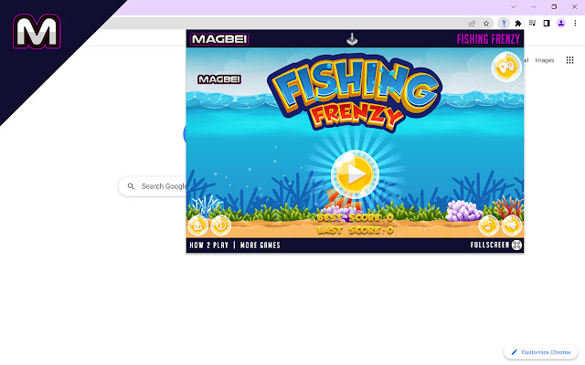 Fishing Frenzy Game Runs Offline  from Chrome web store to be run with OffiDocs Chromium online