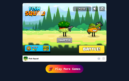 Fish Squad Game Dive into Epic Underwater Battles!  from Chrome web store to be run with OffiDocs Chromium online