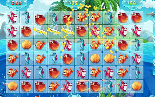 Fish World Match 3 Rs8  from Chrome web store to be run with OffiDocs Chromium online