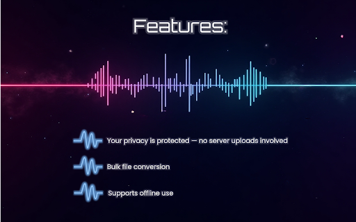 FLAC to MP3  from Chrome web store to be run with OffiDocs Chromium online