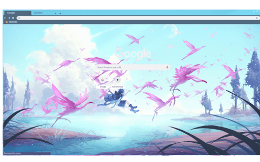 Flamingos  from Chrome web store to be run with OffiDocs Chromium online
