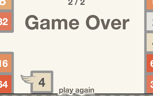 Flappy 2048 Game  from Chrome web store to be run with OffiDocs Chromium online