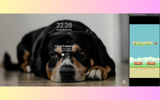 Flappy Bird Side Panel  from Chrome web store to be run with OffiDocs Chromium online