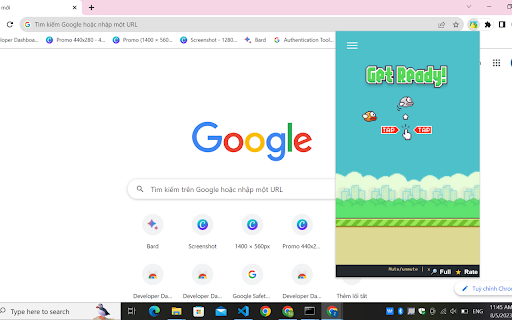 Flappy Bird Unblocked Game  from Chrome web store to be run with OffiDocs Chromium online