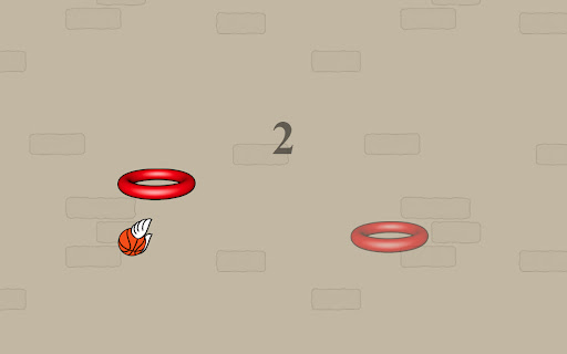 Flappy Dunk Unblocked Game  from Chrome web store to be run with OffiDocs Chromium online