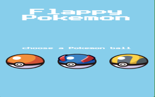 Flappy Pokemon Game  from Chrome web store to be run with OffiDocs Chromium online