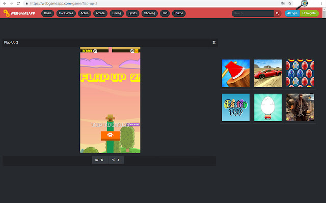 Flap Up 2  from Chrome web store to be run with OffiDocs Chromium online