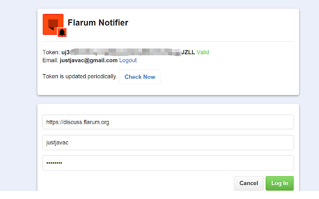 Flarum Notifier  from Chrome web store to be run with OffiDocs Chromium online