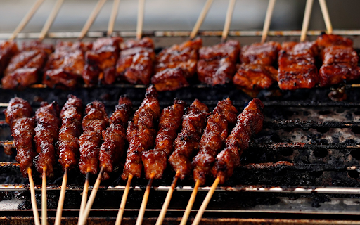 Flavorful skewers of meat  from Chrome web store to be run with OffiDocs Chromium online