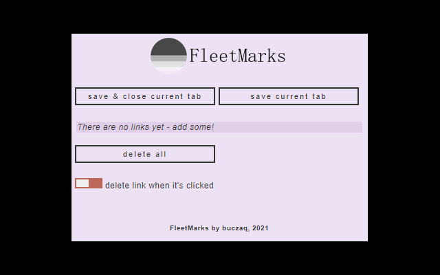 FleetMarks  from Chrome web store to be run with OffiDocs Chromium online