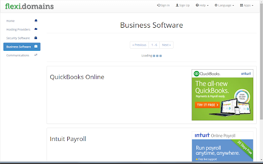 Flexi Domains  from Chrome web store to be run with OffiDocs Chromium online