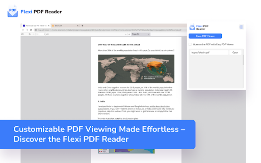 Flexi PDF Reader  from Chrome web store to be run with OffiDocs Chromium online
