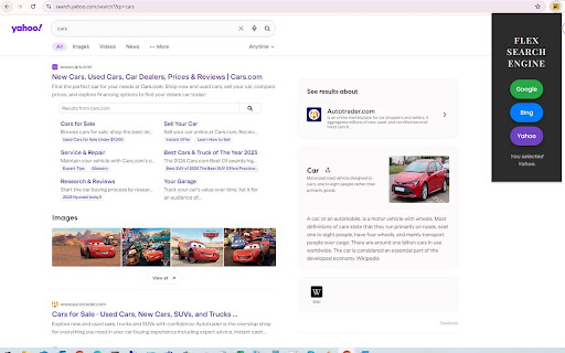 Flex Search Engine  from Chrome web store to be run with OffiDocs Chromium online