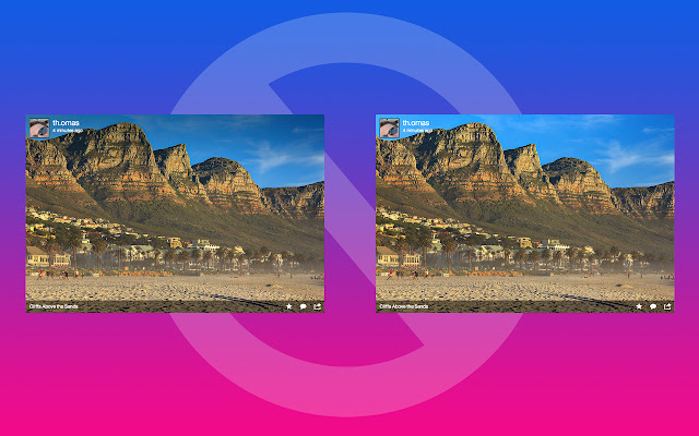 Flickr Gradient Block  from Chrome web store to be run with OffiDocs Chromium online