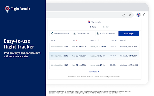 Flight Details  from Chrome web store to be run with OffiDocs Chromium online
