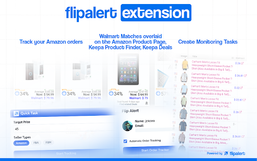 Flip Alert Extension  from Chrome web store to be run with OffiDocs Chromium online