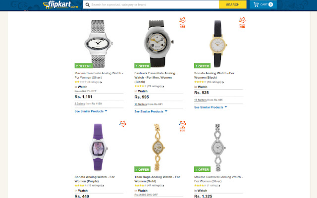 Flipkart Advantage detector  from Chrome web store to be run with OffiDocs Chromium online