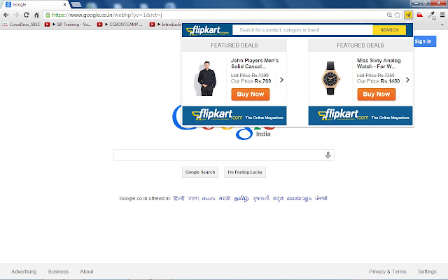 Flipkart Search and Offers  from Chrome web store to be run with OffiDocs Chromium online