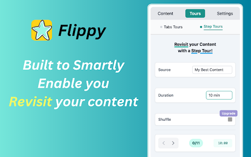 Flippy: Inspiration and Focus in Each New Tab  from Chrome web store to be run with OffiDocs Chromium online