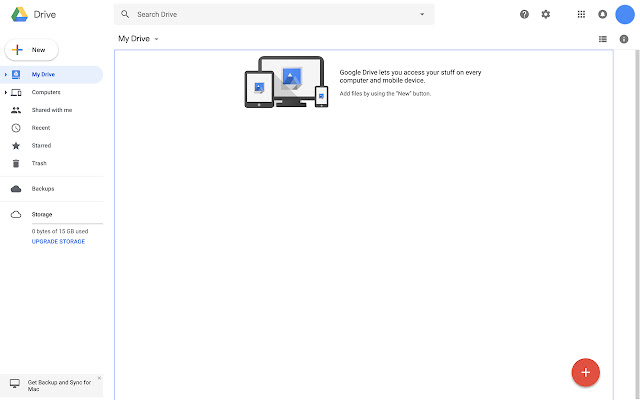 Floating Action Button for Google Drive  from Chrome web store to be run with OffiDocs Chromium online