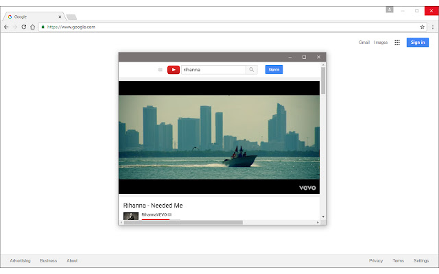 Floating Panel for YouTube™  from Chrome web store to be run with OffiDocs Chromium online