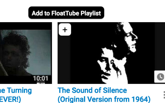 Floattube Extension  from Chrome web store to be run with OffiDocs Chromium online