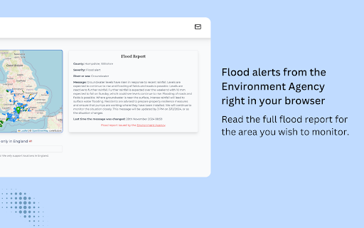 FloodWatch  from Chrome web store to be run with OffiDocs Chromium online