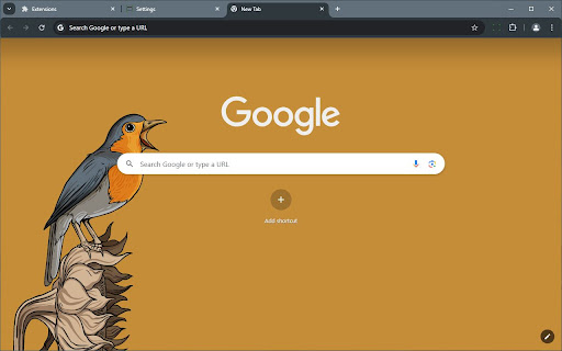 Floral Bird  from Chrome web store to be run with OffiDocs Chromium online