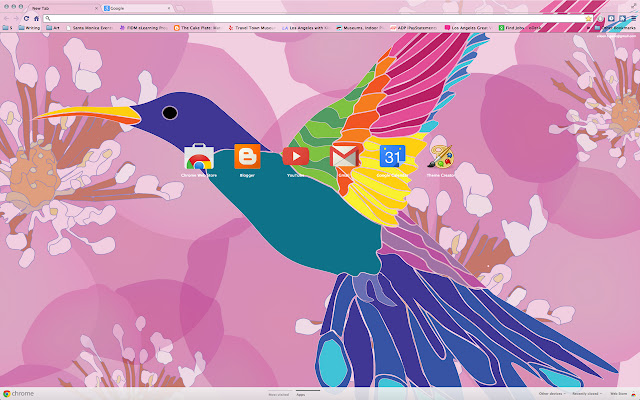 Floral Hummingbird  from Chrome web store to be run with OffiDocs Chromium online