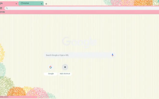 floral pastel  from Chrome web store to be run with OffiDocs Chromium online