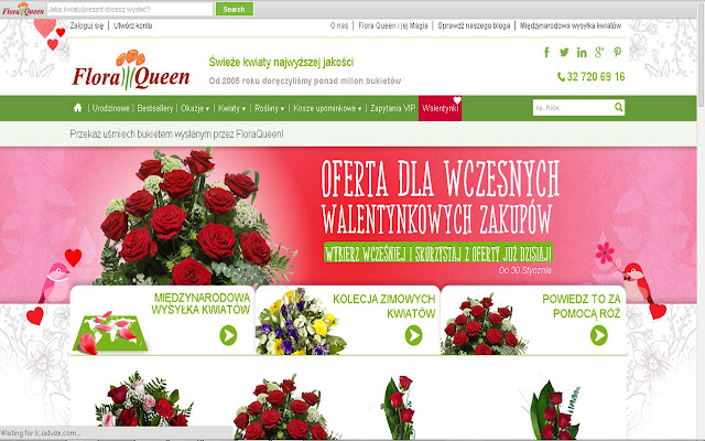 FloraQueen (PL) aus dem Chrome-Webshop soll mit OffiDocs Chromium online betrieben werden