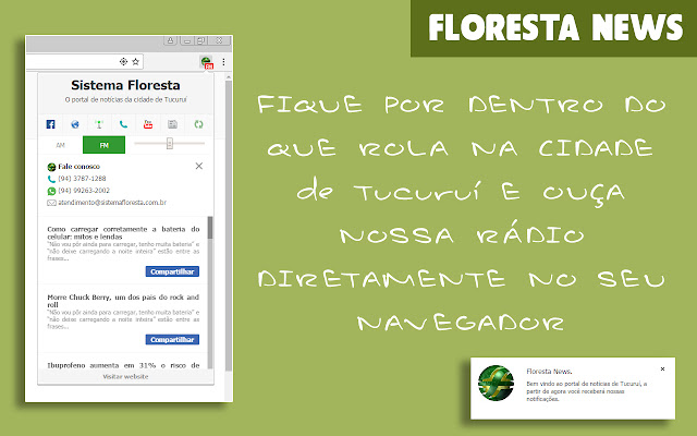 Floresta News. from Chrome web store to be run with OffiDocs Chromium online Floresta News. from Chrome web store to be run with OffiDocs Chromium online
