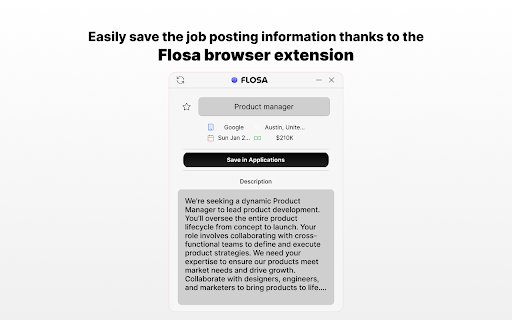 Flosa Assistant  from Chrome web store to be run with OffiDocs Chromium online
