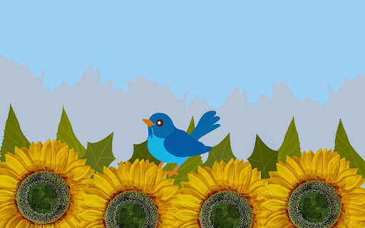 Flower and Bird Painting  from Chrome web store to be run with OffiDocs Chromium online