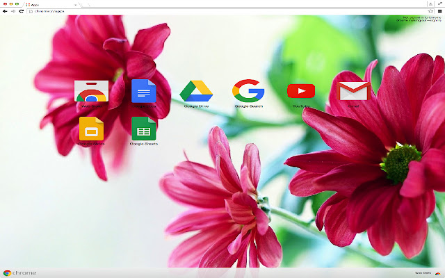 Flowers 2016  from Chrome web store to be run with OffiDocs Chromium online
