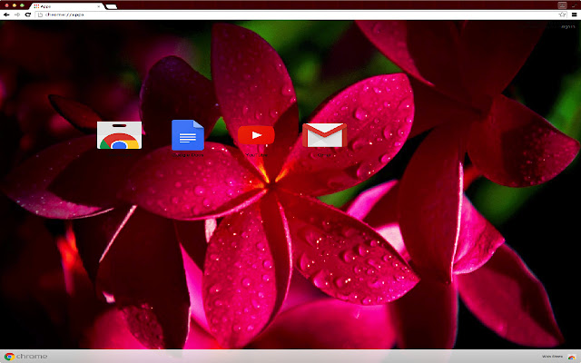 Flower Theme  from Chrome web store to be run with OffiDocs Chromium online