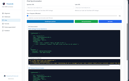 FlowLink: N8N Connector für Chrome  from Chrome web store to be run with OffiDocs Chromium online