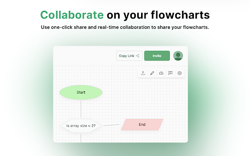 Flowsage Extension Turn ideas into shareable flowcharts  from Chrome web store to be run with OffiDocs Chromium online