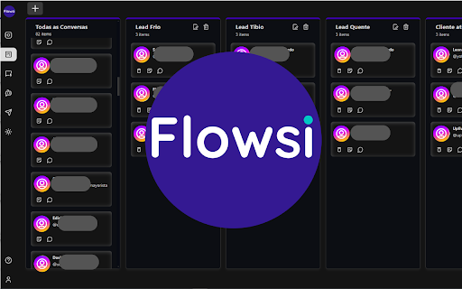 Flowsi CRM para Instagram  from Chrome web store to be run with OffiDocs Chromium online