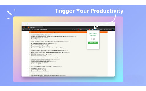 Flow State Training  from Chrome web store to be run with OffiDocs Chromium online