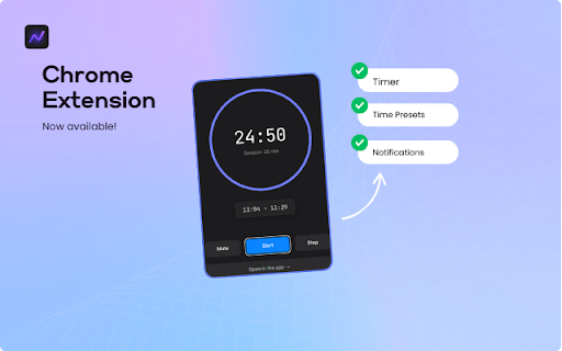 FlowTracks Timer  from Chrome web store to be run with OffiDocs Chromium online