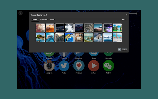 FlowVision New Tab  from Chrome web store to be run with OffiDocs Chromium online