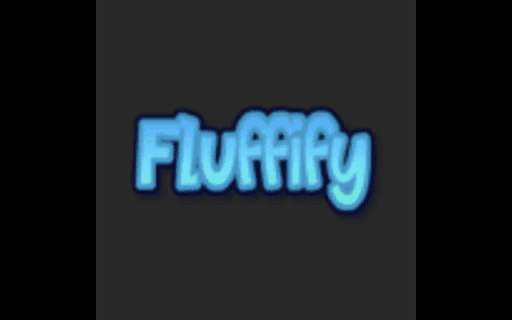 Fluffify  from Chrome web store to be run with OffiDocs Chromium online