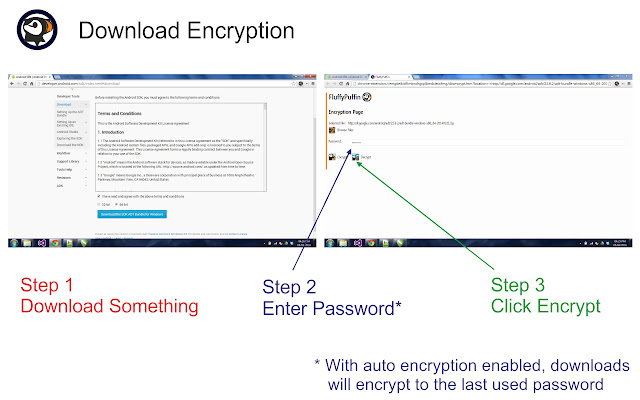 FluffyPuffin File Encryption  from Chrome web store to be run with OffiDocs Chromium online