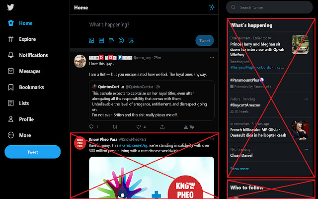 Flush Twitter Ads  More  from Chrome web store to be run with OffiDocs Chromium online