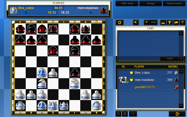 FlyOrDie Chess  from Chrome web store to be run with OffiDocs Chromium online